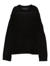 Heliot Emil Knitted Sweater In Black