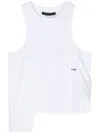 Heliot Emil Layered Cropped Tank Top In White