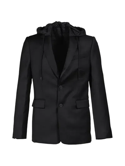 Heliot Emil Levade Hooded Blazer In Black