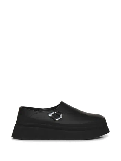 Heliot Emil Logo-plaque Platform Loafers In Black