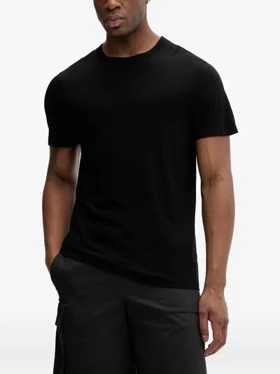 Heliot Emil Logo-plaque T-shirt In Black
