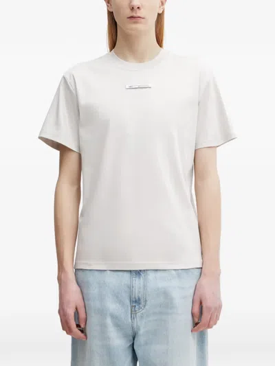 Heliot Emil Logo-plaque T-shirt In White