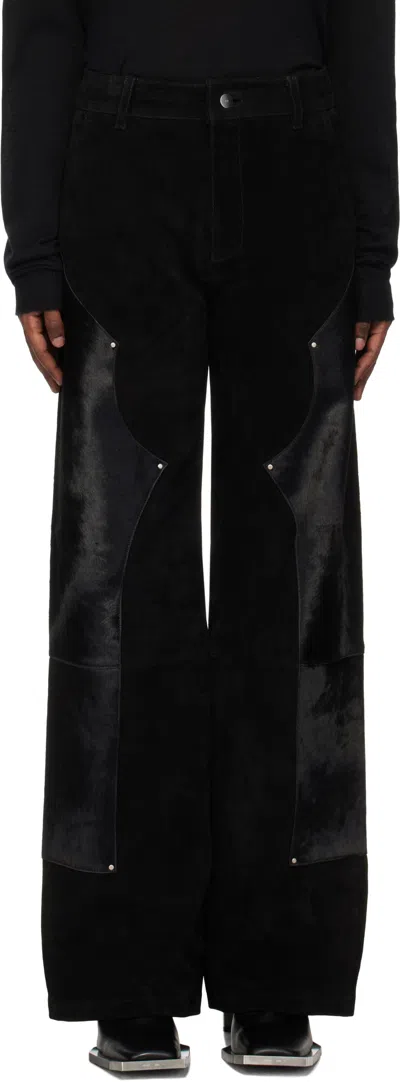 Heliot Emil Lorica Carpenter Trousers In Black