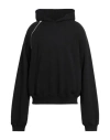 Heliot Emil Man Sweatshirt Black Size L Cotton, Elastane
