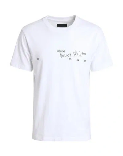 Heliot Emil Fulgens Logo-print Short-sleeve T-shirt In White