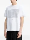 Heliot Emil Marl Graphic-print Layered T-shirt In White