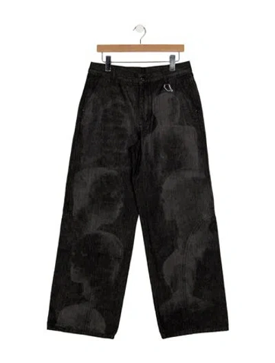 Pre-owned Heliot Emil Mid-rise Wide Leg Jeans In Multi