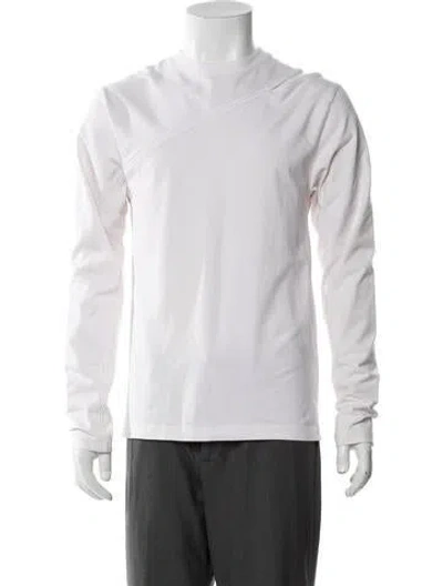Pre-owned Heliot Emil Mock Neck Long Sleeve Pullover In Pink
