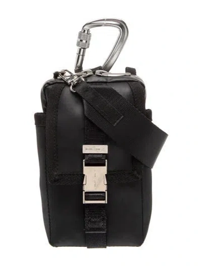 Pre-owned Heliot Emil Nylon Bucket Bag In Black