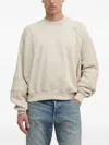 Heliot Emil Panelled Crew-neck Sweatshirt In Neutral