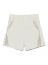 Heliot Emil Panelled Mesh Insert Shorts