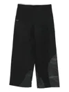 Heliot Emil Panelled Trousers In Black