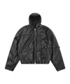 Heliot Emil Paralax Double-faced Leather Jacket In Black