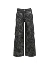 Heliot Emil Patterned Trousers In Black