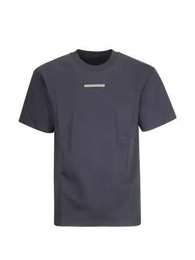 Heliot Emil Plaque T-shirt In Gray