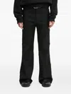 Heliot Emil Pleated Panel Trousers In Black