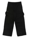 Heliot Emil Pocket-detail Straight-leg Trousers In Black