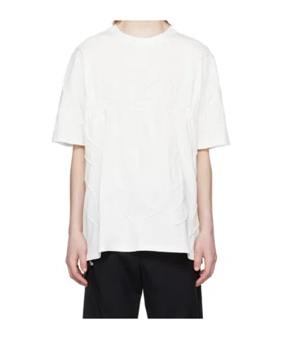 Heliot Emil Quadratic Crew Neck T-shirt In Gray