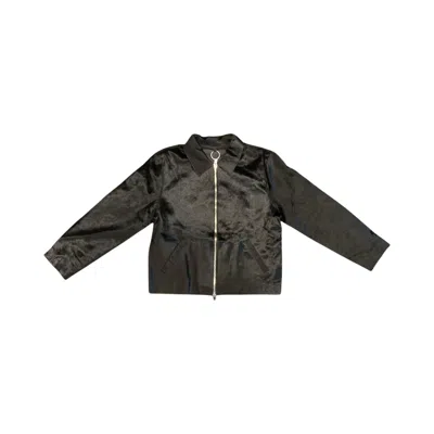 Pre-owned Heliot Emil Radiant Pony Hair Jacket 'black' | Men's Size 54