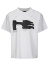 Heliot Emil Relaxed-fit Crew Neck T-shirt With Raglan Sleeves In White