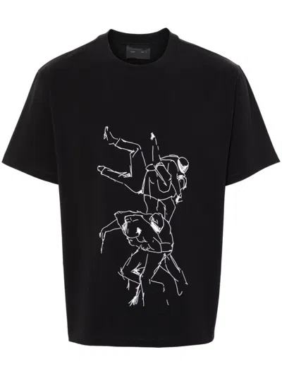 Heliot Emil Black Shelter T-shirt