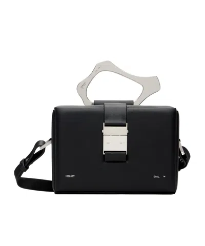 Heliot Emil Solely Box Handle Shoulder Bag In Black