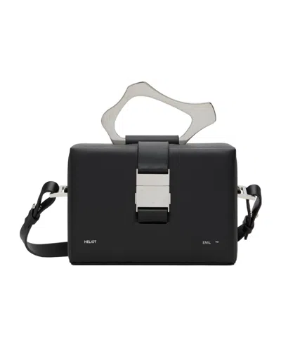 Heliot Emil Solely Logo Box Bag In Black