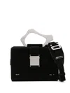Heliot Emil Solely Suede Shoulder Bag In Black