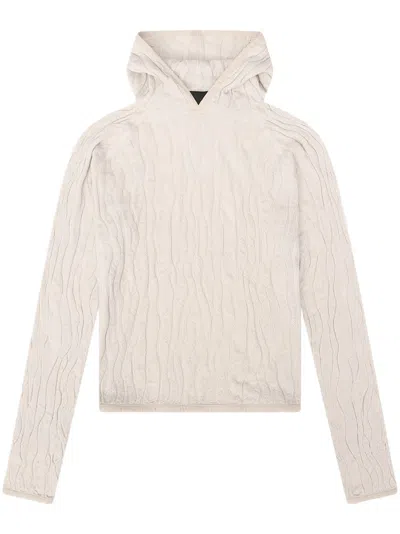 Heliot Emil Sortsol Hoodie In Stone