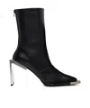 Heliot Emil Square Toe Ankle Boots In Multi