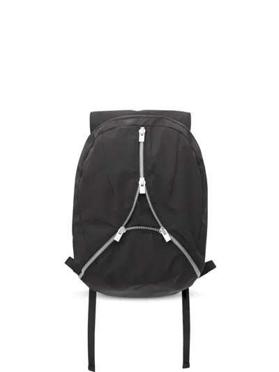 Heliot Emil Tecton Zip-up Backpack In Black
