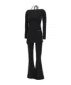 Heliot Emil Tie-back Long Jumpsuit In Black