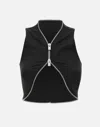 Heliot Emil Black Obovate Tank Top In Black