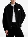 Heliot Emil Triangle-detail Shirt Jacket In Black