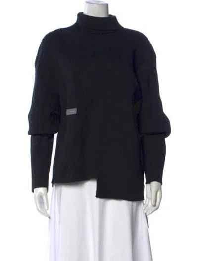 Pre-owned Heliot Emil Turtleneck Sweater In Black