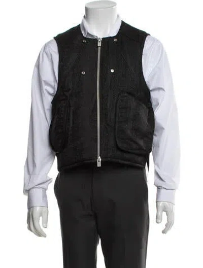 Pre-owned Heliot Emil Vest In Black