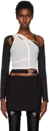 Heliot Emil White Dispar Tank Top In White
