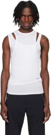 Heliot Emil Eudaimonia Tank Top With Double Shoulder Straps In White