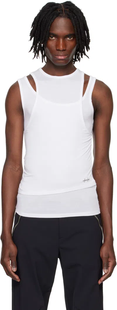 HELIOT EMIL WHITE EUDAIMONIA TANK TOP