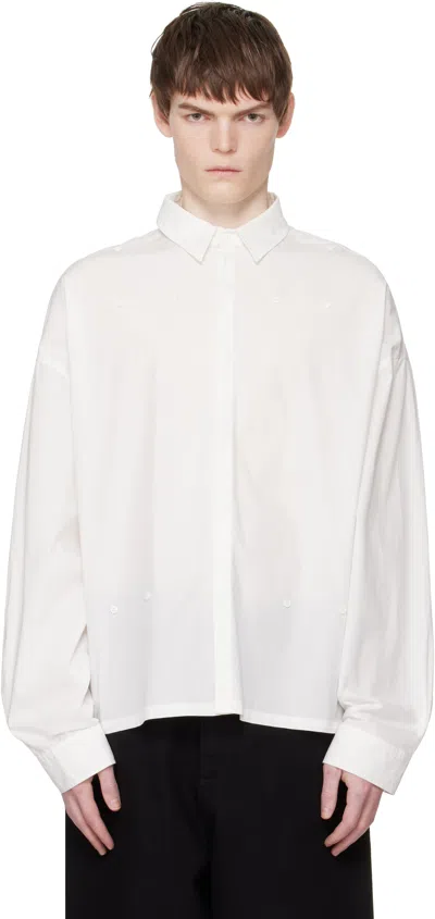 Heliot Emil White Falerae Ls Shirt