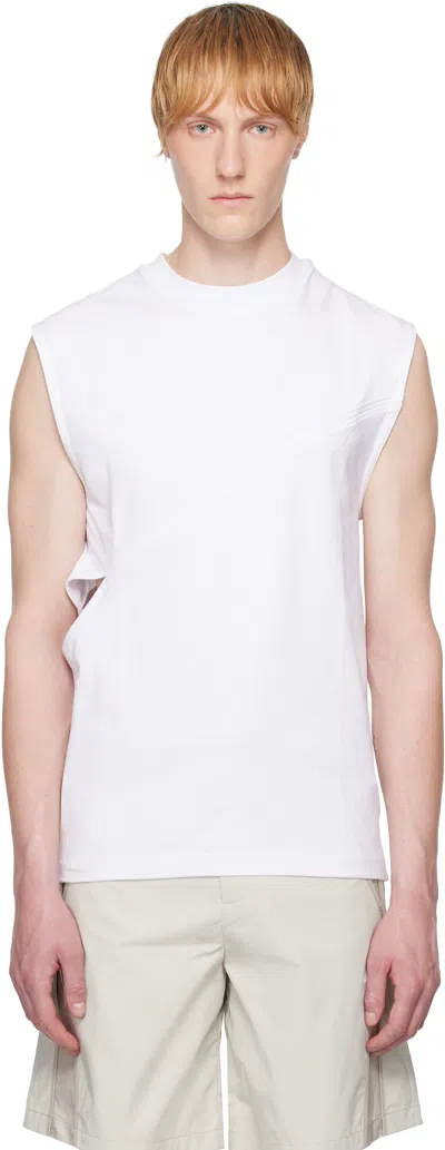 Heliot Emil White Pleistos Tank Top