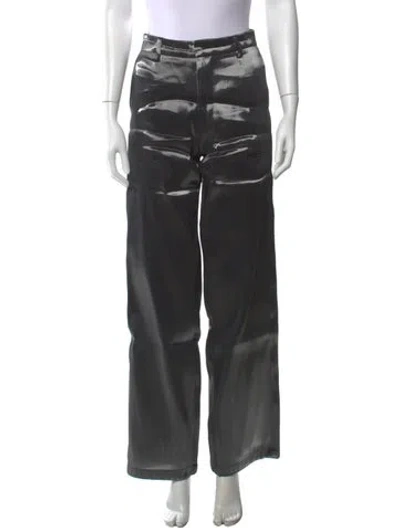 Pre-owned Heliot Emil Wide Leg Pants In Gray