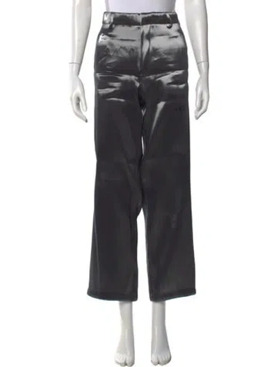Pre-owned Heliot Emil Wide Leg Pants In Gray