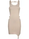 Heliot Emil Xerces Mini Dress In Neutrals