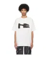 Heliot Emil Relaxed-fit Crew Neck T-shirt With Raglan Sleeves In White