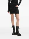 Heliot Emil Zip-fastening Mini Skirt In Black