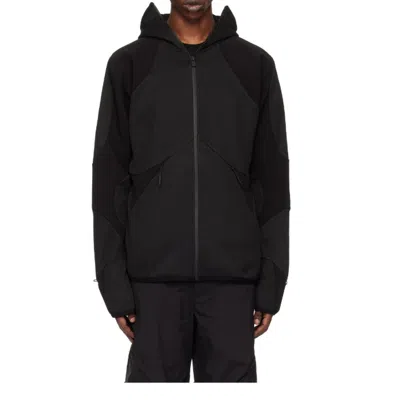 Heliot Emil Zip-up Hooded Jacket In Black