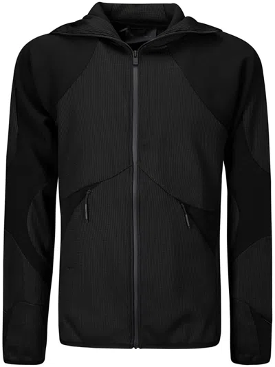 Heliot Emil Zip-up Hooded Jacket In Black