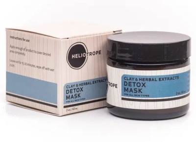 Heliotrope Sf Clay & Herbal Extract Detox Mask In Transparent