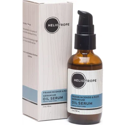 Heliotrope Sf Frankincense & Rose Geranium Oil Serum In Transparent